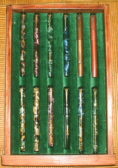 First drawer showing Duro pens.