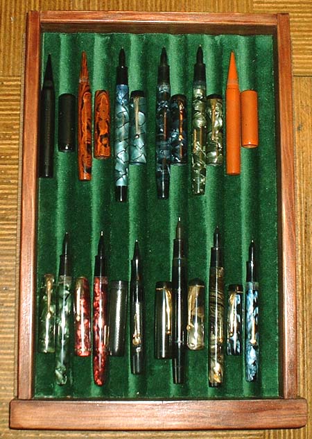 Ink pencils through some 30 years of production.